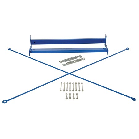 Vestil Blue Steel Medium Duty Cantilever Brace Set 59"W x 59"L x 6"H MB-C-6-60